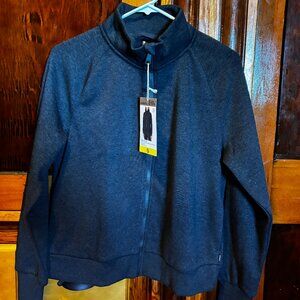 Mondetta Women's Cozy Fleece Full-Zip Jacket Size (S) NEW with Tags (Dark Grey)